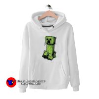 Funny Minecraft Creeper Graffiti Sit Graphic Hoodie