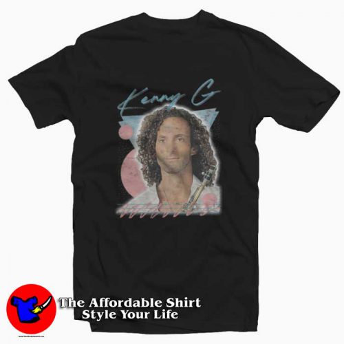 Kenny G Saxophone Music Vintage 80s Tshirt 500x500 Kenny G Saxophone Music Vintage 80s T Shirt On Sale