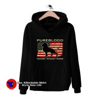 Lion Pureblood Unmasked American Flag Hoodie