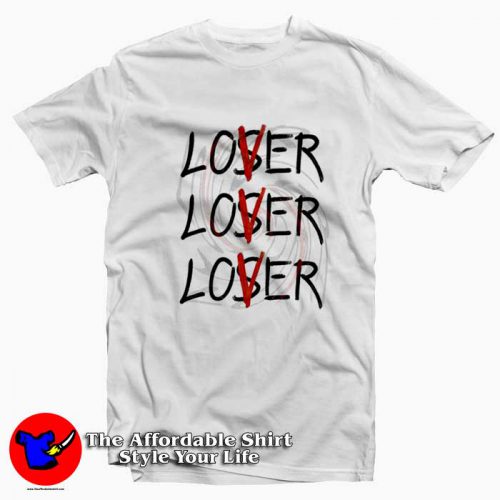 Loser Lover Whirl Graphic Unisex Tshirt 500x500 Loser Lover Whirl Graphic Unisex T Shirt On Sale