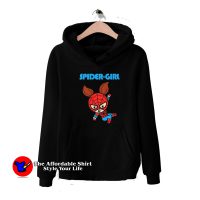 Marvel Spider Girl Swinging Cute Graphic Hoodie