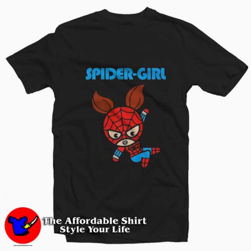 Marvel Spider Girl Swinging Cute Graphic Tshirt 500x500 Marvel Spider Girl Swinging Cute Graphic T Shirt On Sale