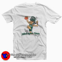 Michigan State Dunking Gruff Sparty Funny T-Shirt