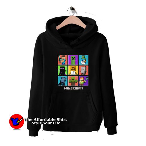 Minecraft Group Shot Colored Box Up Graphic Hoodie 500x500 Minecraft Group Shot Colored Box Up Graphic Hoodie On Sale