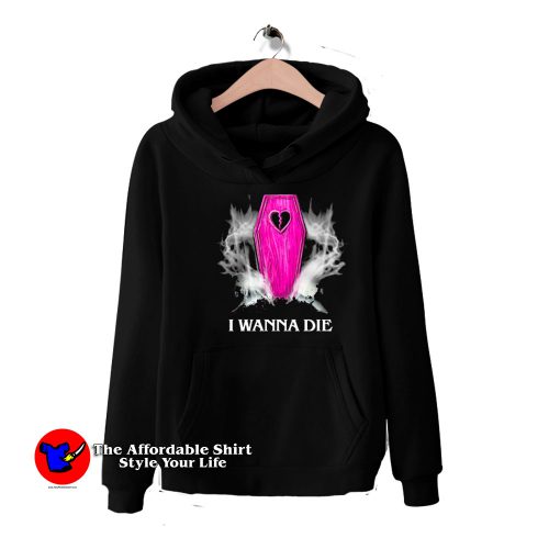 Nessa Barrett I Wanna Die Graphic Hoodie 500x500 Nessa Barrett I Wanna Die Graphic Hoodie On Sale