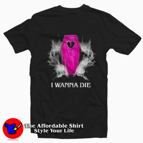 Nessa Barrett I Wanna Die Graphic Tshirt 500x500 Nessa Barrett I Wanna Die Graphic T Shirt On Sale