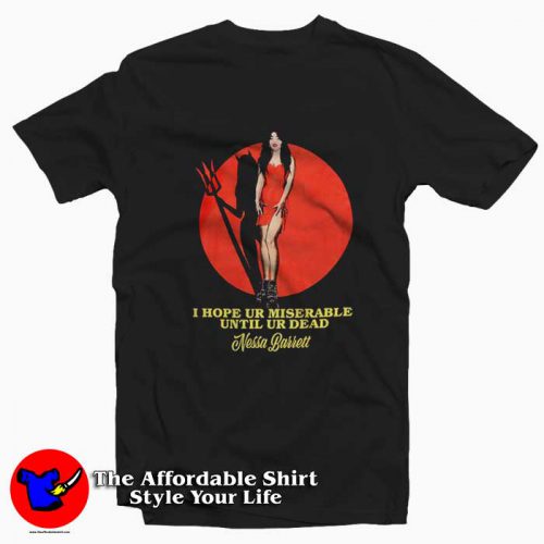 Nessa Barrett Miserable Until Dead Graphic Tshirt 500x500 Nessa Barrett Miserable Until Dead Graphic T Shirt On Sale