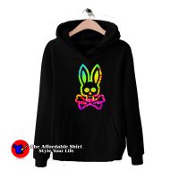 Psychedelic Bunny Psycho Graphic Unisex Hoodie