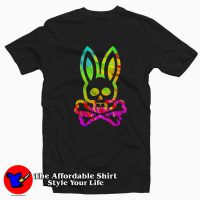 Psychedelic Bunny Psycho Graphic Unisex T-Shirt