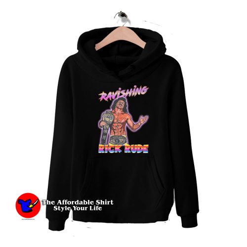 Ravishing Rick Rude 80s Wrestling Graphic Hoodie 500x500 Ravishing Rick Rude 80s Wrestling Graphic Hoodie On Sale