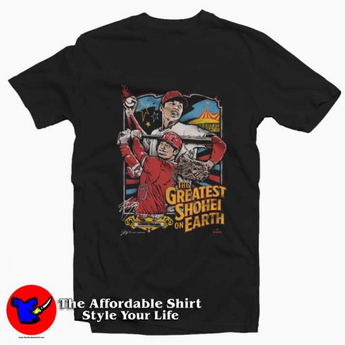 Shohei Ohtani The Greatest Shohei On Earth Hoodie Tshirt 500x500 Shohei Ohtani The Greatest Shohei On Earth T Shirt On Sale