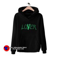 Slime Green Loser Lover Graphic Unisex Hoodie