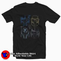 Star Wars Mandalorian Bounty Hunter Outline T-Shirt