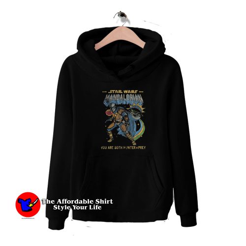 Star Wars Mandalorian Poster Hunter Prey Hoodie 500x500 Star Wars Mandalorian Poster Hunter & Prey Hoodie On Sale