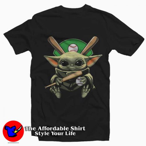 Star Wars Mandalorian Yoda Hug Baseball Tshirt 500x500 Star Wars Mandalorian Yoda Hug Baseball T Shirt On Sale