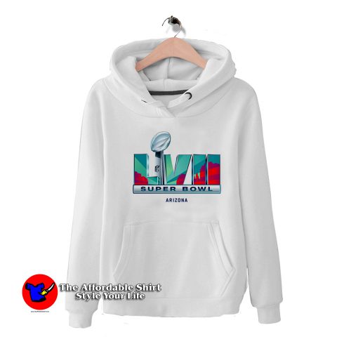 Super Bowl LVII Arizona Logo Graphic Hoodie 500x500 Super Bowl LVII Arizona Logo Graphic Hoodie On Sale