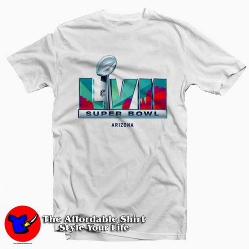 Super Bowl LVII Arizona Logo Graphic Tshirt 500x500 Super Bowl LVII Arizona Logo Graphic T Shirt On Sale