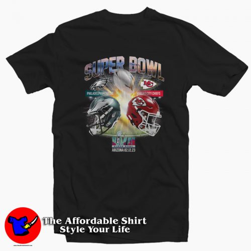 Super Bowl Philadelphia VS Kansas City T Shirt 500x500 Super Bowl Philadelphia VS Kansas City T Shirt On Sale