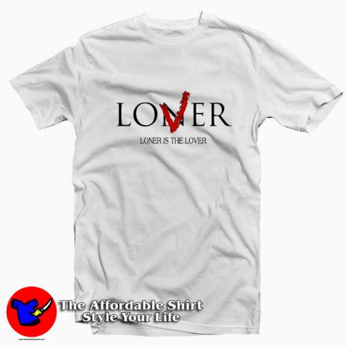 Vintage Loner Is The Lover Graphic Tshirt 500x500 Vintage Loner Is The Lover Graphic T Shirt On Sale