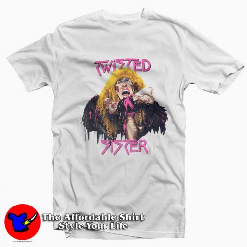 Vintage Twisted Sister Tour Graphic Unisex Tshirt 500x500 Vintage Twisted Sister Tour Graphic Unisex T Shirt On Sale