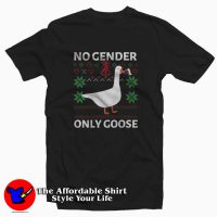 No Gender Only Goose Nonbinary Christmas T-Shirt