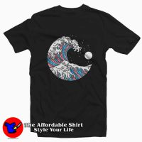 Ocean Waves Japanese Transgender Graphic T-Shirt