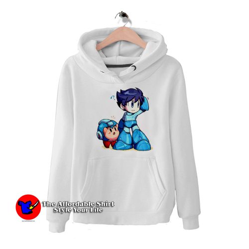 Parody Kirby x Megaboy Rockman Cute Unisex Hoodie 500x500 Parody Kirby x Megaboy Rockman Cute Unisex Hoodie On Sale