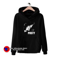 Posty Face Post Malone Signature Graphic Hoodie