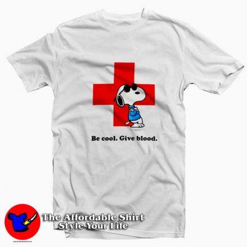 Snoopy Donate blood to American Red Cross Tshirt 500x500 Snoopy Donate blood to American Red Cross T Shirt On Sale