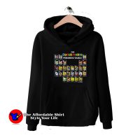 Super Mario Periodic Table Of Characters Hoodie