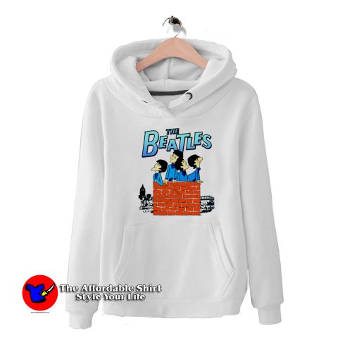 The Beatles Cartoon On The Roof Graphic Hoodie 500x500 The Beatles Cartoon On The Roof Graphic Hoodie On Sale