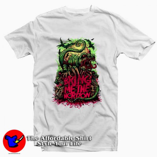 Bring Me The Horizon Bloody Monster Graphic Tshirt 500x500 Bring Me The Horizon Bloody Monster Graphic T Shirt On Sale