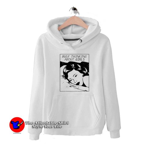 Busy Thinking About Girls LGBT Hoodie 500x500 Busy Thinking About Girls LGBT Hoodie On Sale