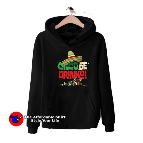 Cinco De Drinko Funny Parody Graphic Hoodie 500x500 Cinco De Drinko Funny Parody Graphic Hoodie On Sale