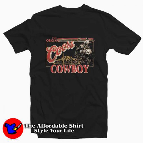 Coors Original Cowboy Comfort Graphic Tshirt 500x500 Coors Original Cowboy Comfort Graphic T Shirt On Sale