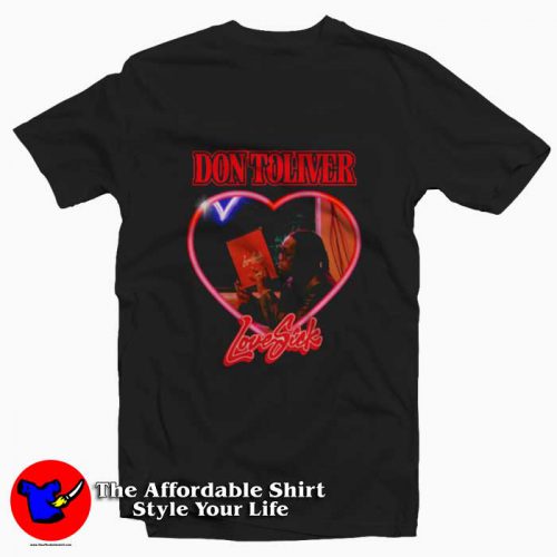 Don Toliver Love Sick America Tour Graphic Tshirt 500x500 Don Toliver Love Sick America Tour Graphic T Shirt On Sale