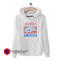 Howdy America Western July 4th Graphic Hoodie