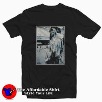 Kurt Cobain Standing Bus Photo Nirvana T-Shirt