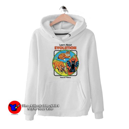 Learn About Evolution Natural History Graphic Hoodie 500x500 Learn About Evolution Natural History Graphic Hoodie On Sale