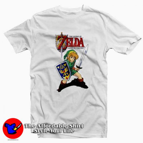 Legend of Zelda Link To The Past Cartoon Tshirt 500x500 Legend of Zelda Link To The Past Cartoon T Shirt On Sale