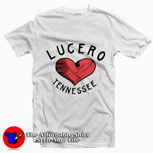 Lucero Tennessee Broken Heart Graphic Tshirt 500x500 Lucero Tennessee Broken Heart Graphic T Shirt On Sale