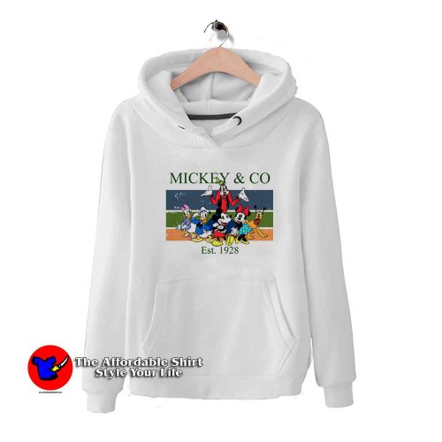 Mickey Co Est 1928 Mickey And Friends Vintage Hoodie 500x500 Mickey & Co Est 1928 Mickey And Friends Vintage Hoodie On Sale