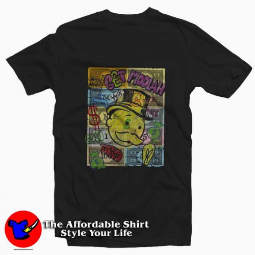 Monopoly Money Get Moolah Graffiti Graphic Tshirt 500x500 Monopoly Money Get Moolah Graffiti Graphic T Shirt On Sale