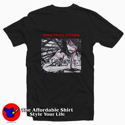 My Chemical Romance Thanks For Venom Tshirt 500x500 My Chemical Romance Thanks For Venom T Shirt On Sale