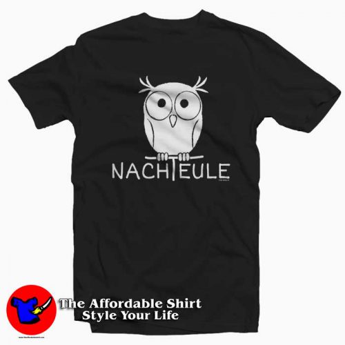 Nachteule Owl Graphic Unisex Tshirt 500x500 Nachteule Owl Graphic Unisex T Shirt On Sale