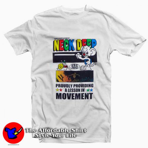 Neck Deep A Lesson In Movement Graphic Tshirt 500x500 Chainsaw Man Denji Anime Graphic T Shirt On Sale