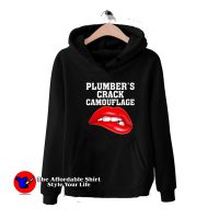 Plumbers Crack Camouflage Graphic Hoodie