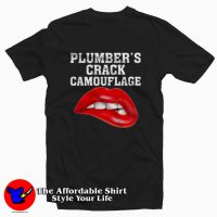 Plumbers Crack Camouflage Graphic T-Shirt