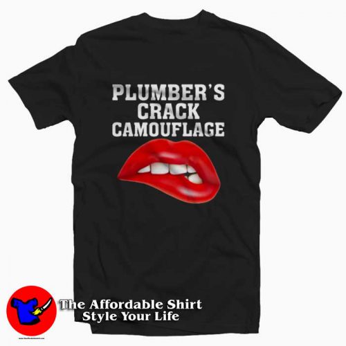 Plumbers Crack Camouflage Graphic Tshirt 500x500 Plumbers Crack Camouflage Graphic T Shirt On Sale