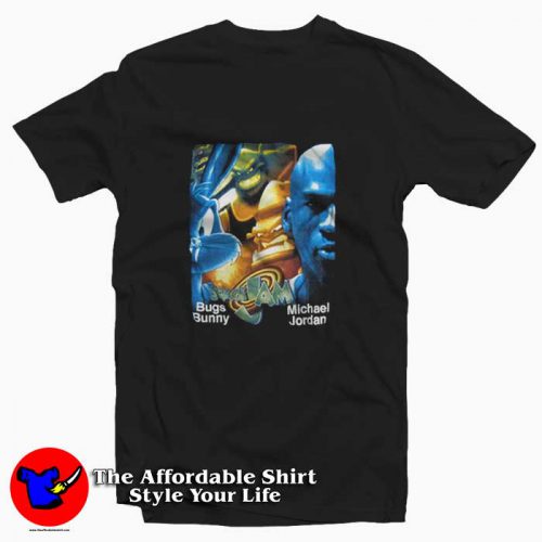 Space Jam Michael Jordan Bugs Bunny Tshirt 500x500 Space Jam Michael Jordan Bugs Bunny T Shirt On Sale